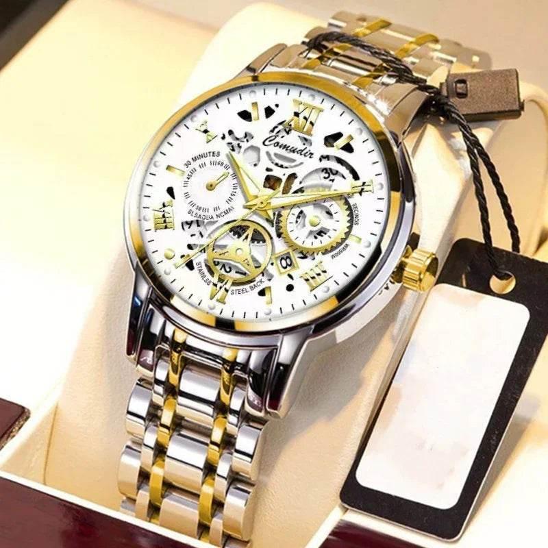 Men’s Waterproof Luminous Calendar Watch – Stylish & Durable - ZA-Zola