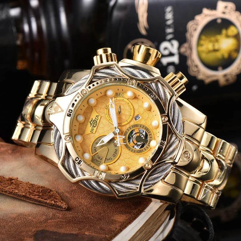 Invicta Large Plate Quartz Watch – Casual Style for Men - ZA-Zola