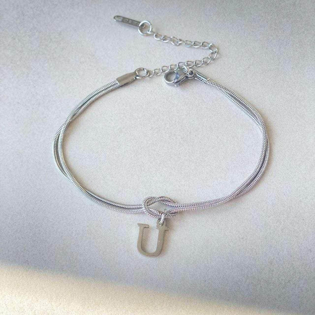 A-Z Love Knot Bracelets | Personalized Jewelry Gift - ZA-Zola