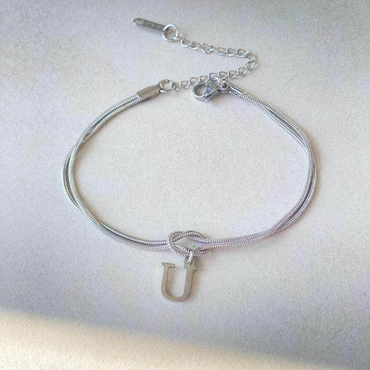 A-Z Love Knot Bracelets | Personalized Jewelry Gift - ZA-Zola