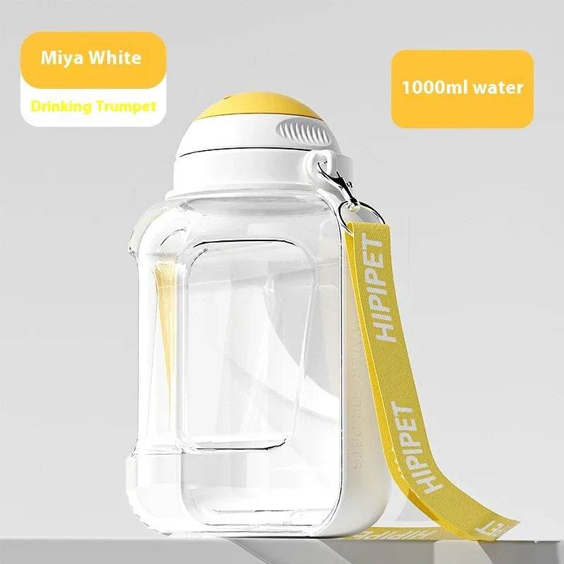 2-in-1 Dog Water & Food Bottle – Leakproof & Portable - ZA-Zola