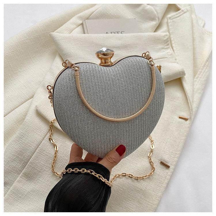Love Chain Crossbody Handbag – Trendy & Elegant - ZA-Zola