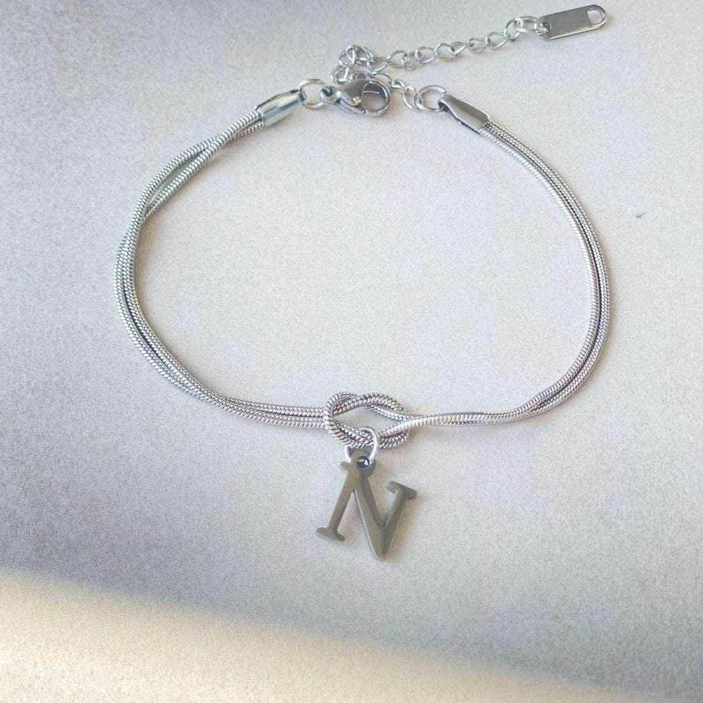 A-Z Love Knot Bracelets | Personalized Jewelry Gift - ZA-Zola