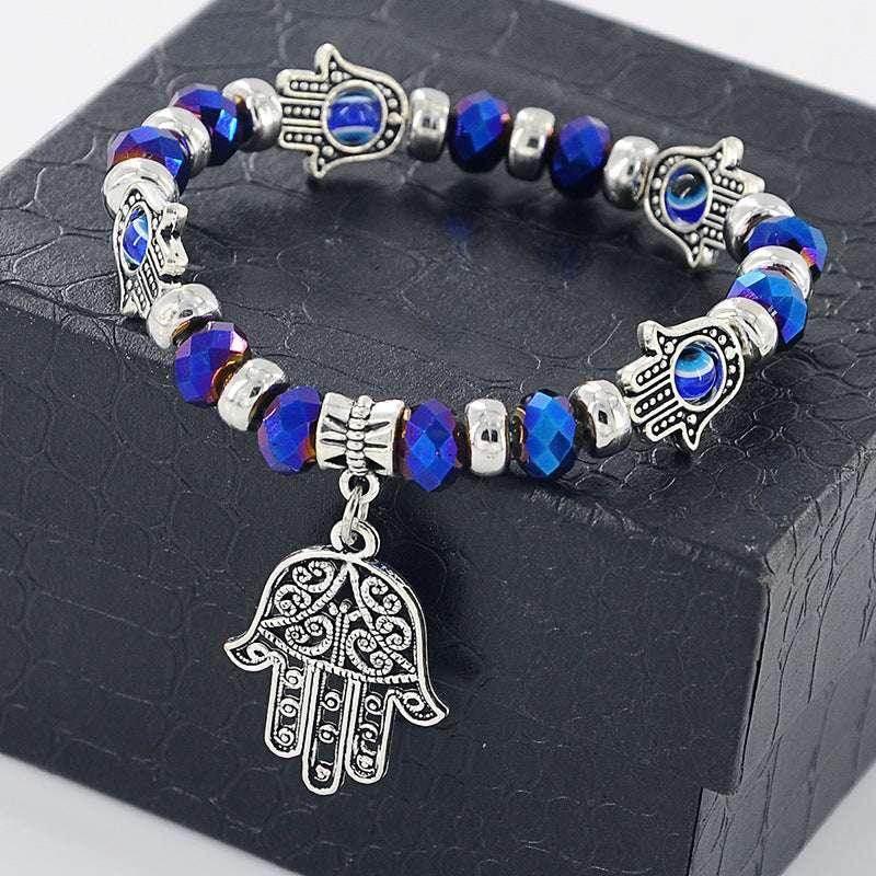 Devil's Eye Beaded Bracelet – Gemstone Protection - ZA-Zola