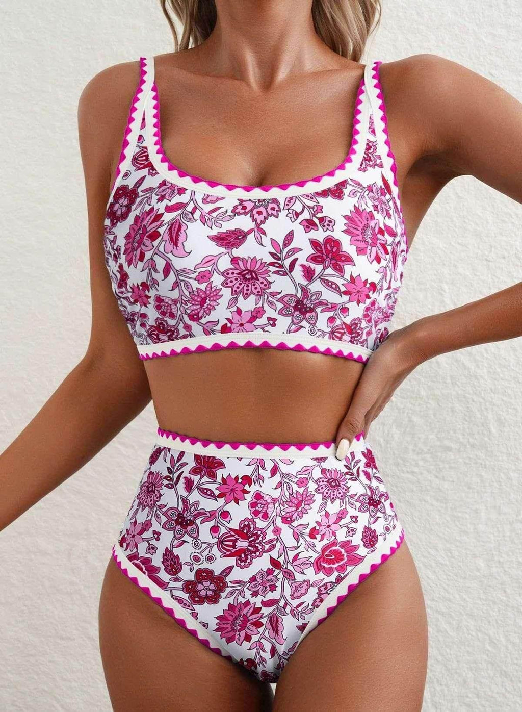 Women’s Sexy Paisley Floral Bikini Swimsuit Set | S–XXL - ZA-Zola
