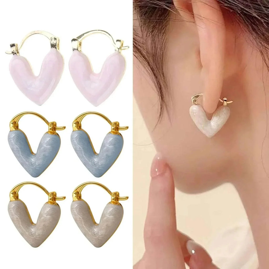 Heart Pendant Drop Earrings – Shop Summer Jewelry Now! - ZA-Zola