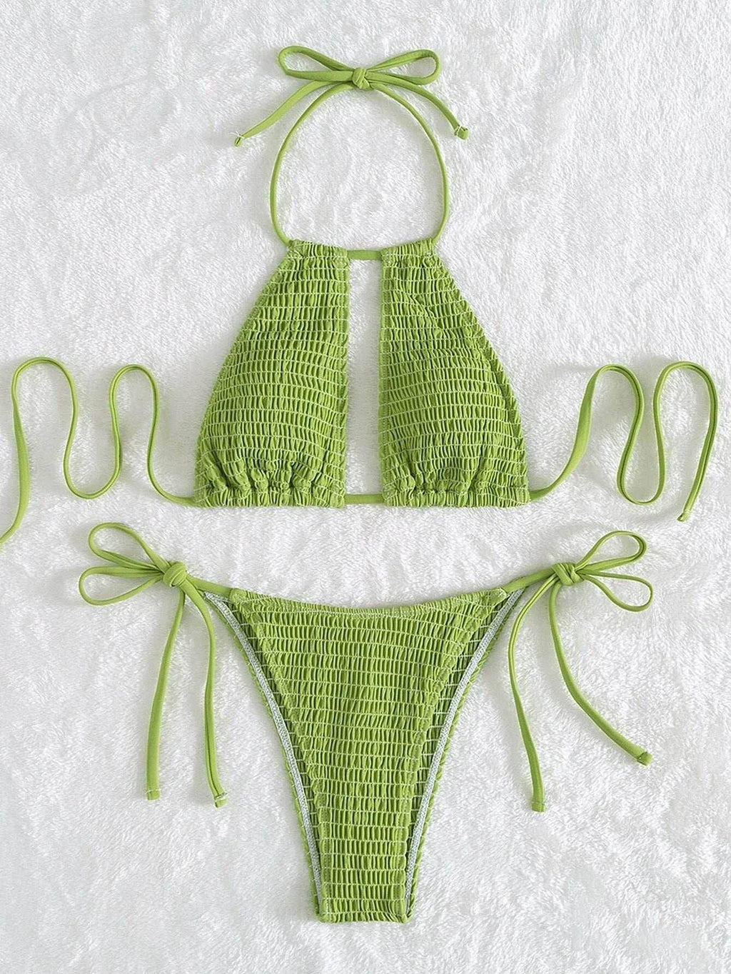 Women’s Two-Piece Split Bikini Set - ZA-Zola