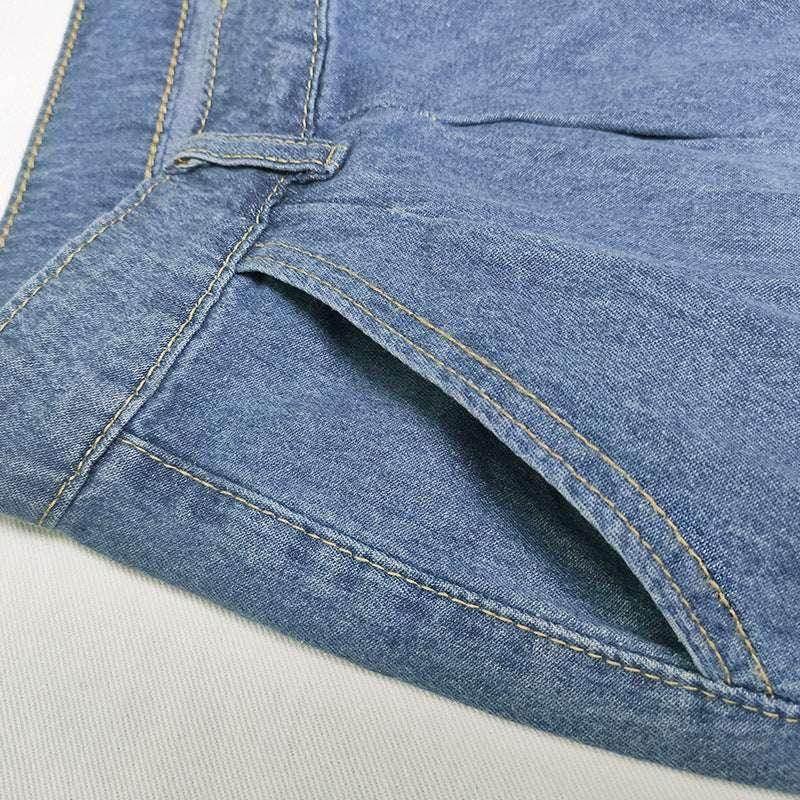 Nostalgic High Waist Slim Fit Denim for Women - ZA-Zola
