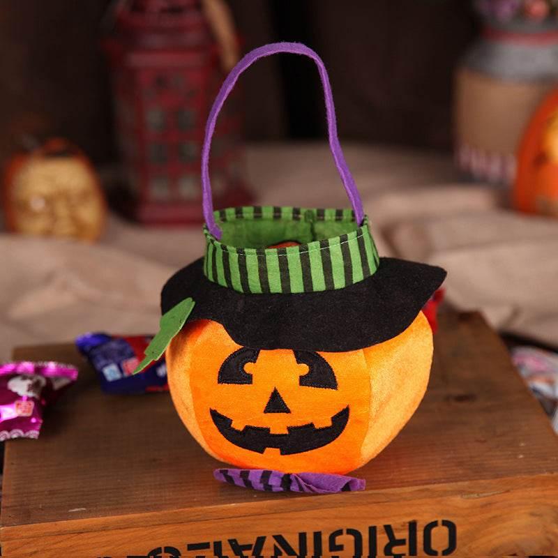 ZA-Zola Halloween Candy Bag Pumpkin Basket Kids - ZA-Zola