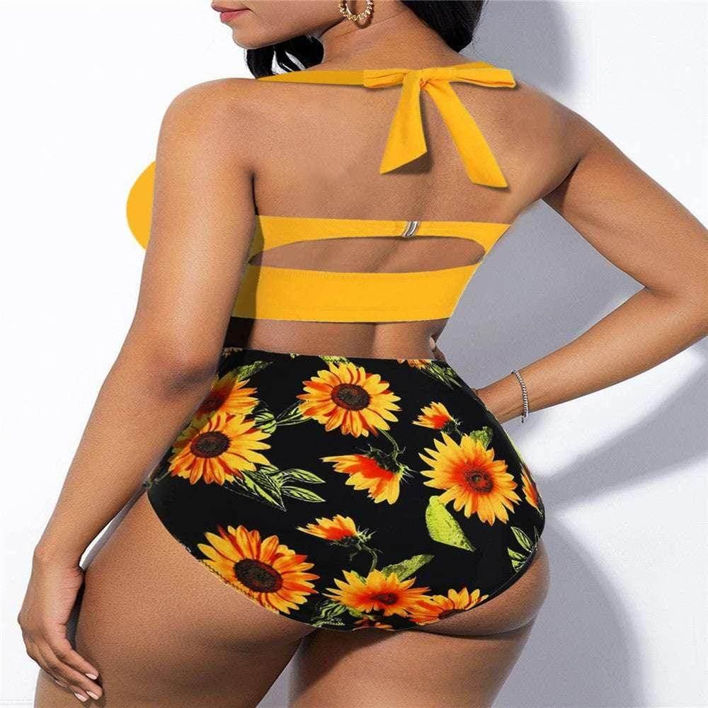 Plus-Size High-Waisted Sexy Swimsuit - ZA-Zola