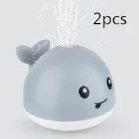 Electric Whale Bath Toy with Light & Water Spray - ZA-Zola