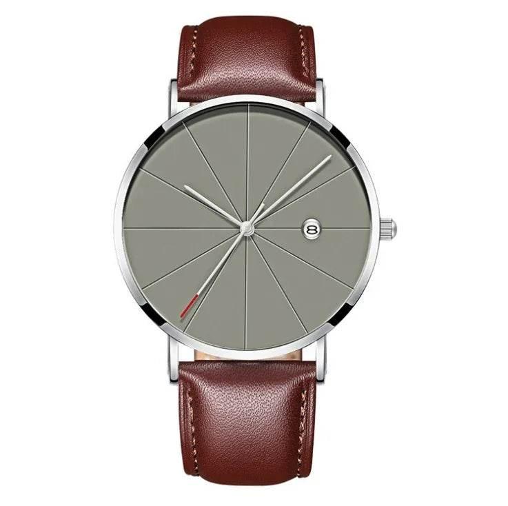 Men’s Simple Waterproof Quartz Watch with Calendar - ZA-Zola