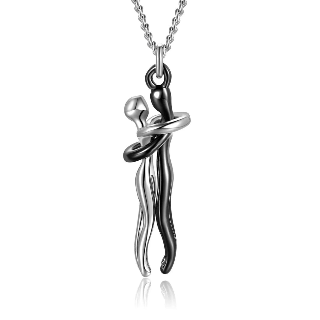 Love Necklace – Hug Clavicle Chain for Couples - ZA-Zola