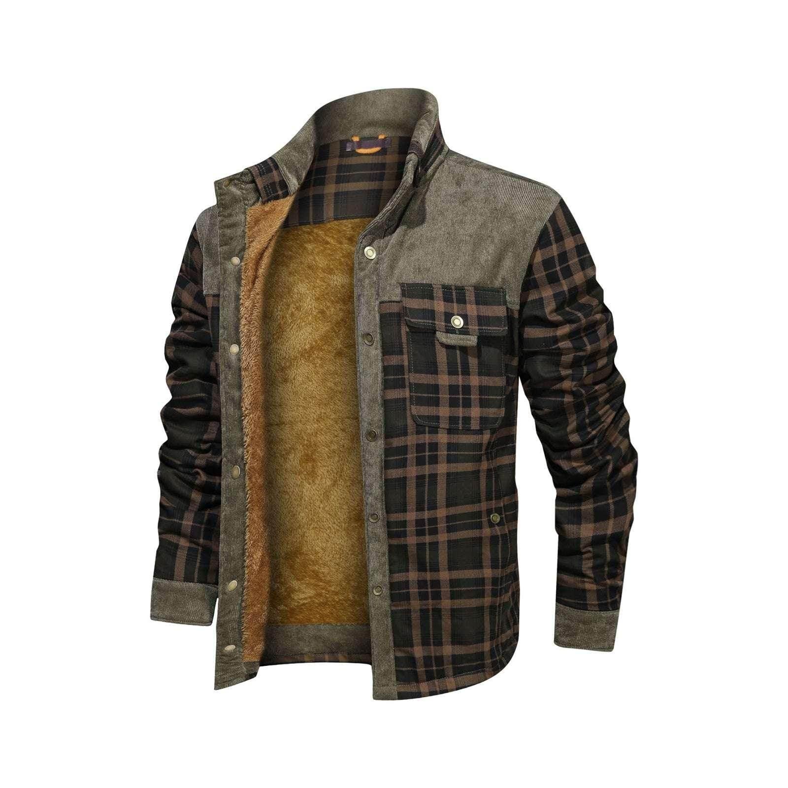 Men's Wool Thick Coat Jacket – Autumn & Winter Essential - ZA-Zola