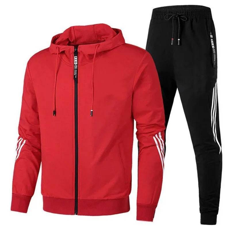 Men's Hooded Sports Set – Tracksuit for All Seasons - ZA-Zola
