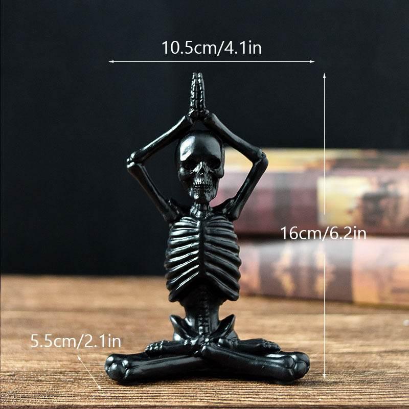 ZA-Zola Halloween Horror Yoga Skull Skeleton Ornaments - ZA-Zola