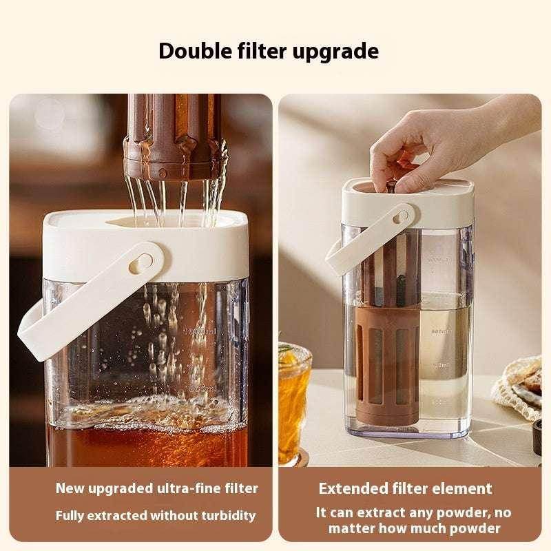 Coffee Cold Extraction Pot – 1000ml Carved Kettle - ZA-Zola