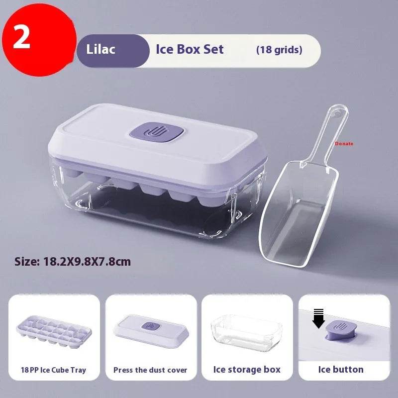 Food Grade Press Ice Cube Tray – Small & Large Sizes - ZA-Zola