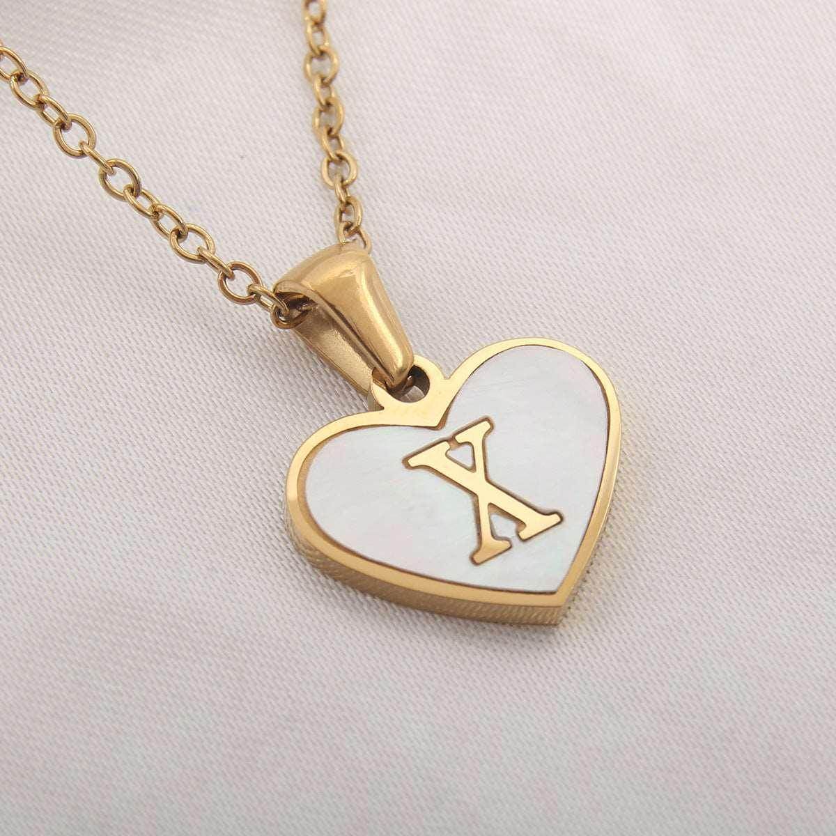 26 Letter Heart Necklace – Personalized Valentine's Gift - ZA-Zola