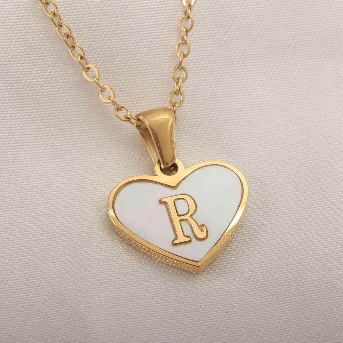 26 Letter Heart Necklace – Personalized Valentine's Gift - ZA-Zola