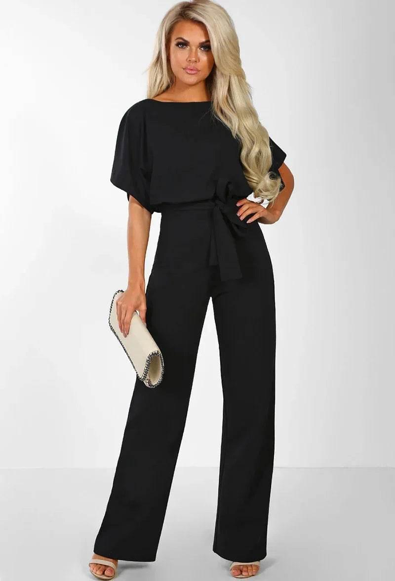 7-Color Lace-Up Button Jumpsuit for Women - ZA-Zola