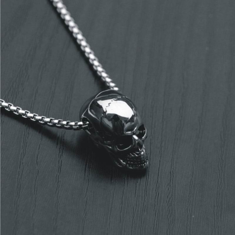 ZA-Zola Men’s Titanium Steel Skull Necklace - ZA-Zola