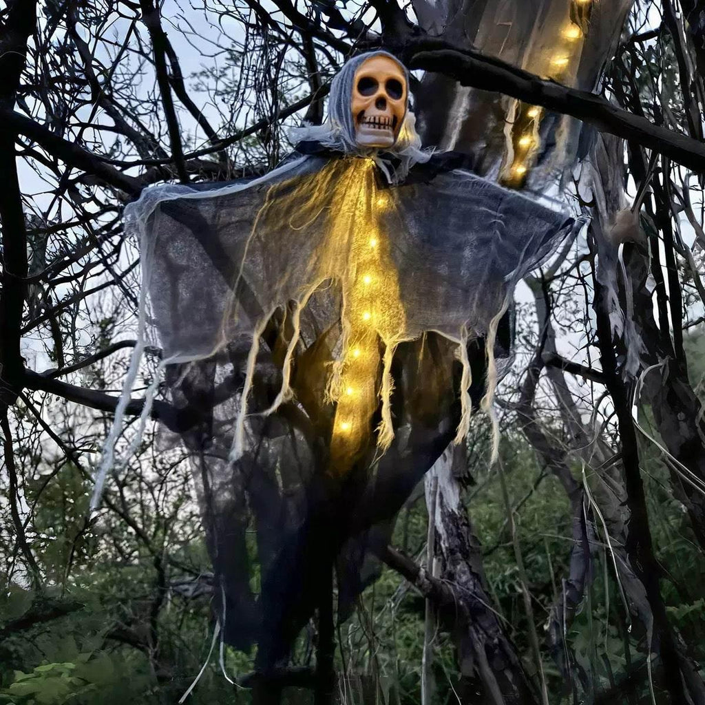 ZA-Zola Halloween Hanging Ghost Skull Skeleton - ZA-Zola