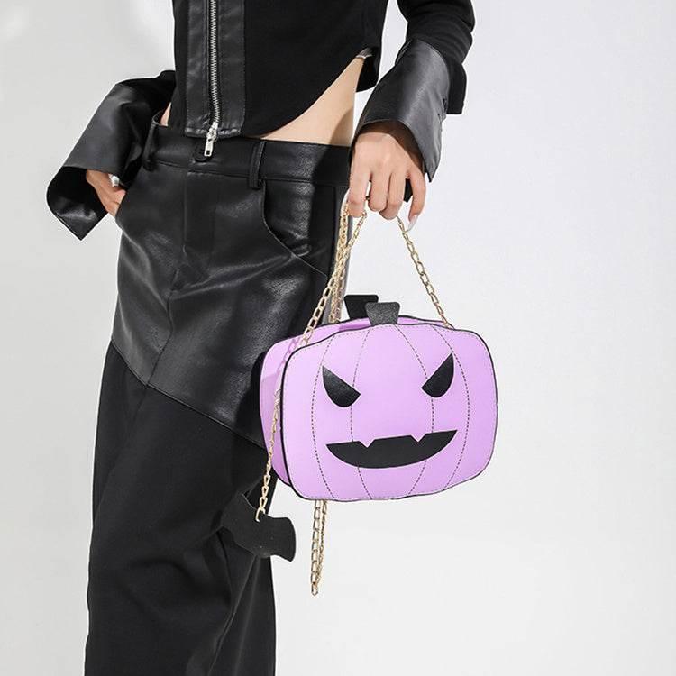 ZA-Zola Halloween Cartoon Pumpkin Shoulder Bag - ZA-Zola