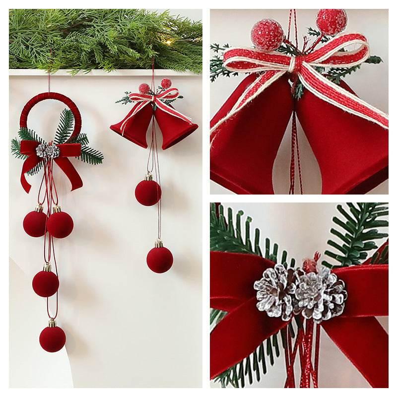 Jingling Bell Decorative Pendant | Christmas Window Ornament - ZA-Zola