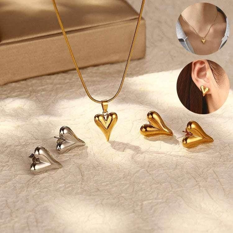 Retro Heart-Shaped Necklace for Women - Personalized Gift - ZA-Zola