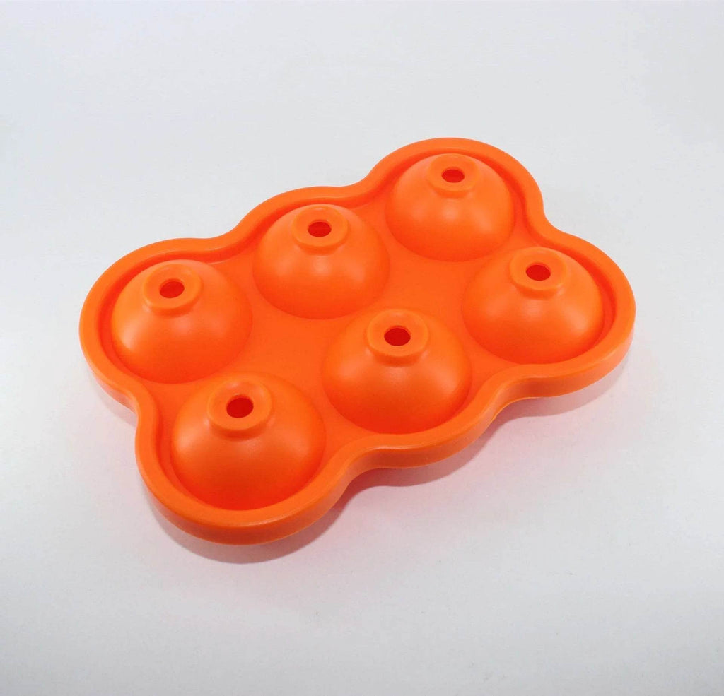 Large Silicone Ice Ball Tray – 6 Cell Sphere Mold - ZA-Zola