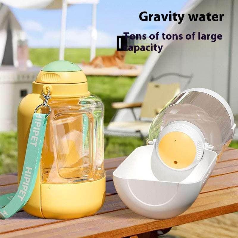 2-in-1 Dog Water & Food Bottle – Leakproof & Portable - ZA-Zola