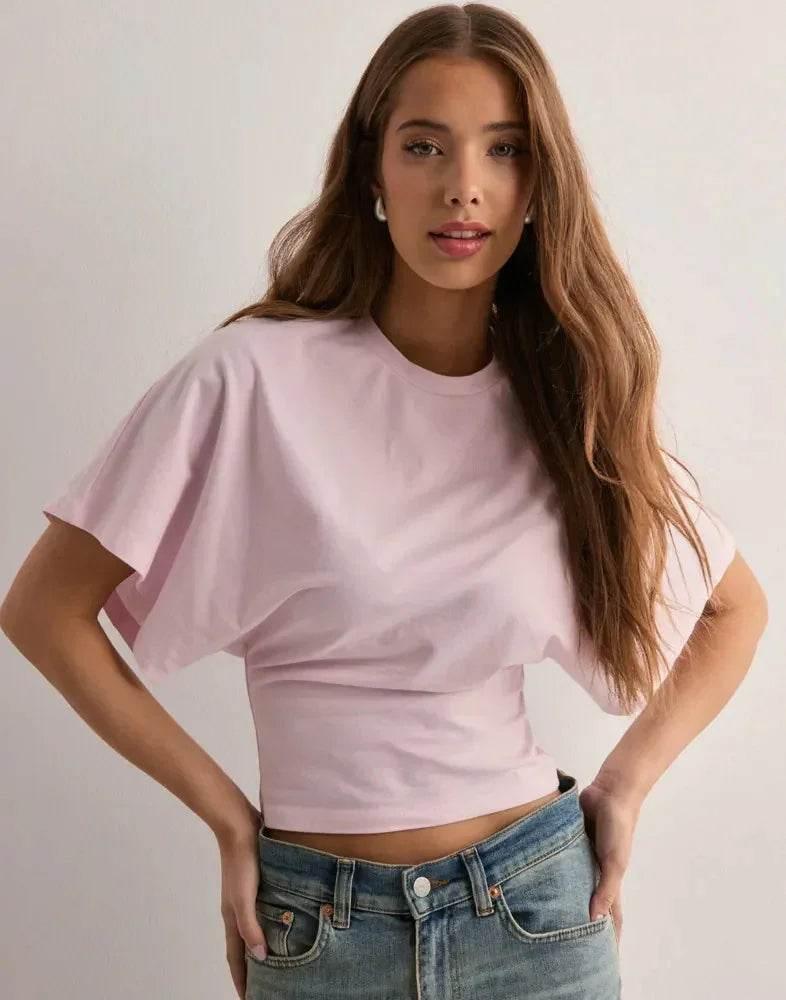 Women’s Batwing Sleeve INS Fashion T-Shirt - ZA-Zola