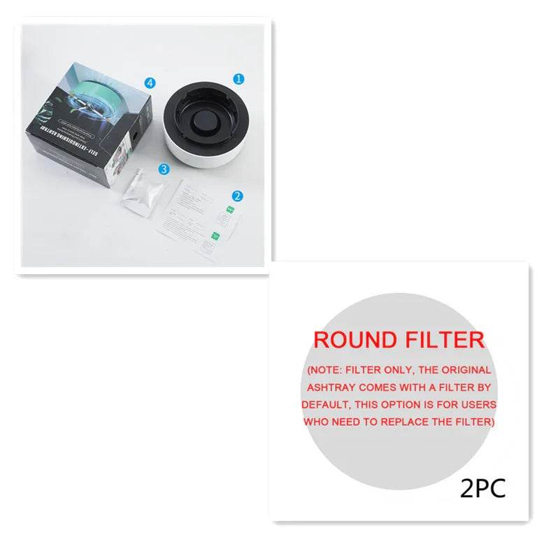 Portable Air Purifier Ashtray – Smoke & Odor Removal - ZA-Zola