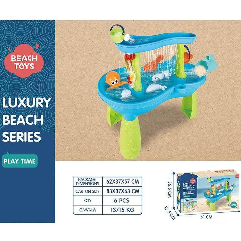 Beach Table Water & Sand Play Set – 18 PCS - ZA-Zola