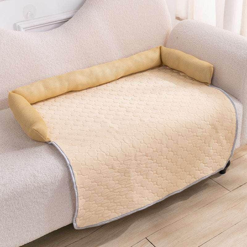 Cooling Pet Sofa Cushion – Ice Silk Dog Bed - ZA-Zola