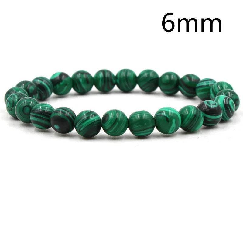 Classic Matte Malachite Bracelet for Men & Women - ZA-Zola