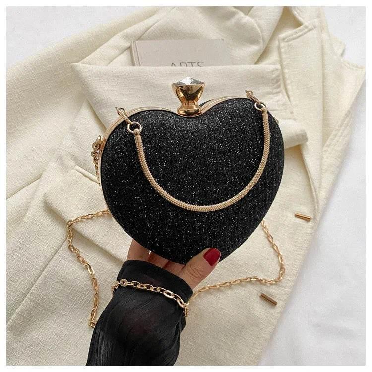 Love Chain Crossbody Handbag – Trendy & Elegant - ZA-Zola