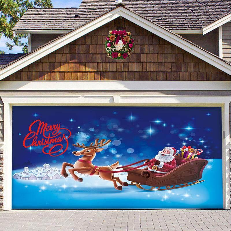 Christmas Background Hanging Cloth for Door & Wall Décor - ZA-Zola