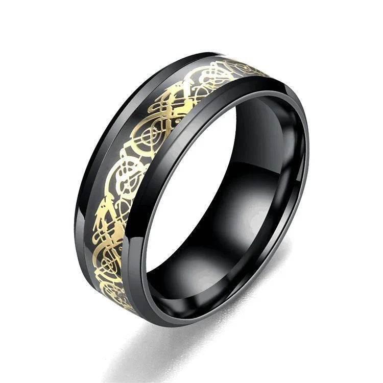 Stainless Steel Dragon Ring for Men & Women - ZA-Zola