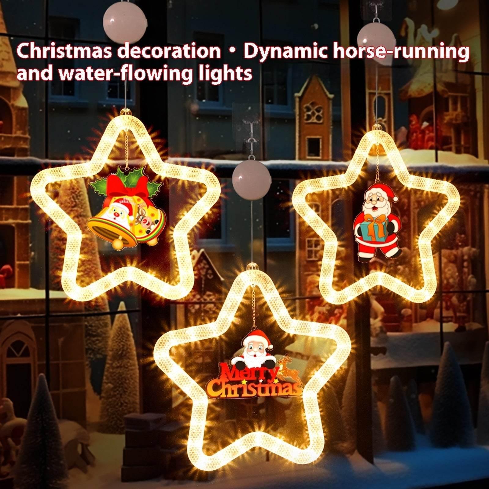 Christmas Pendant Decoration LED Star Light for Window - ZA-Zola