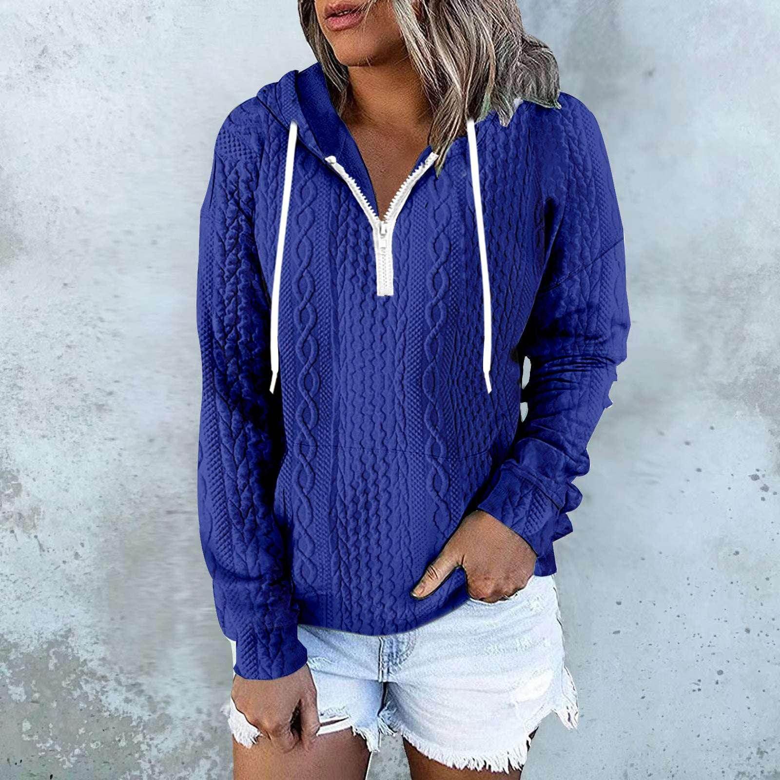 Women's Twist Texture Hoodie – Shop Now! - ZA-Zola