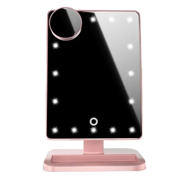 LED Makeup Mirror with Bluetooth Speaker and 10X Magnifier - ZA-Zola