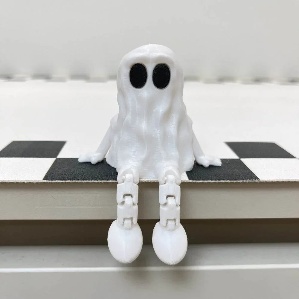ZA-Zola 3D Printed Halloween Ghost with Movable Joints - ZA-Zola
