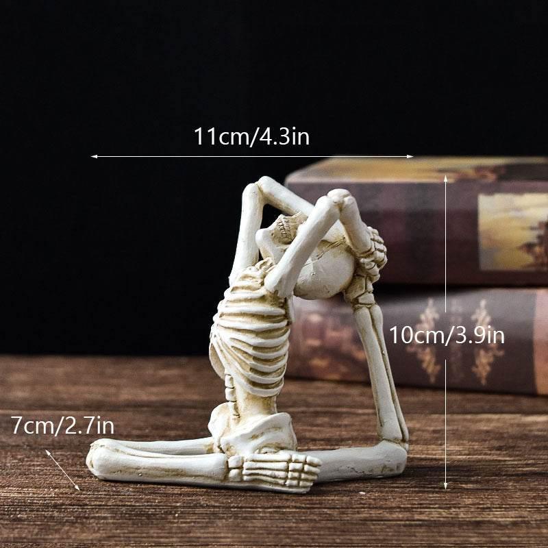ZA-Zola Halloween Horror Yoga Skull Skeleton Ornaments - ZA-Zola