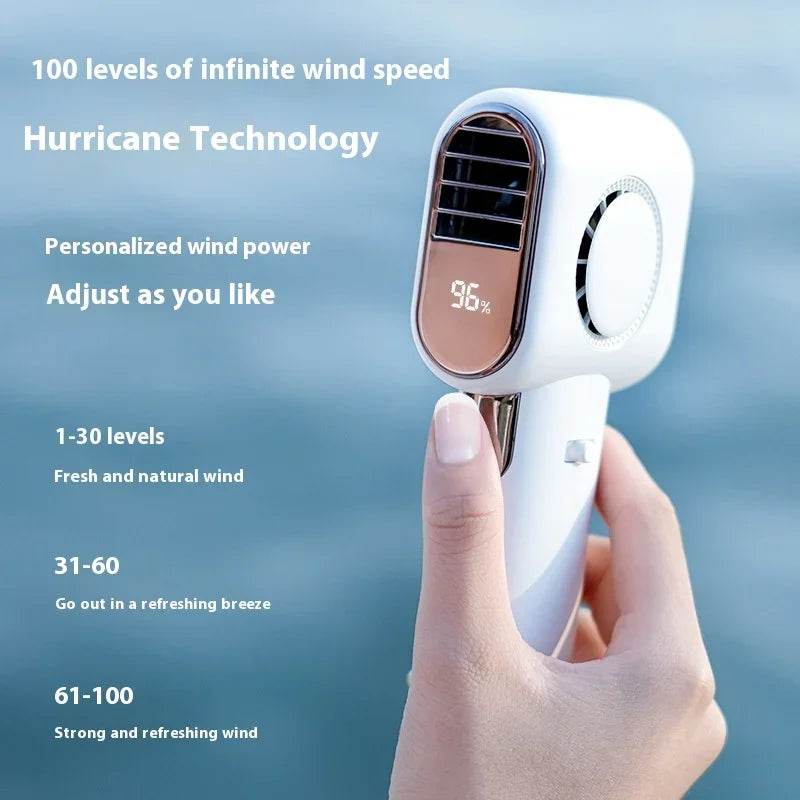 Silent Handheld USB Fan – Portable & Bladeless - ZA-Zola