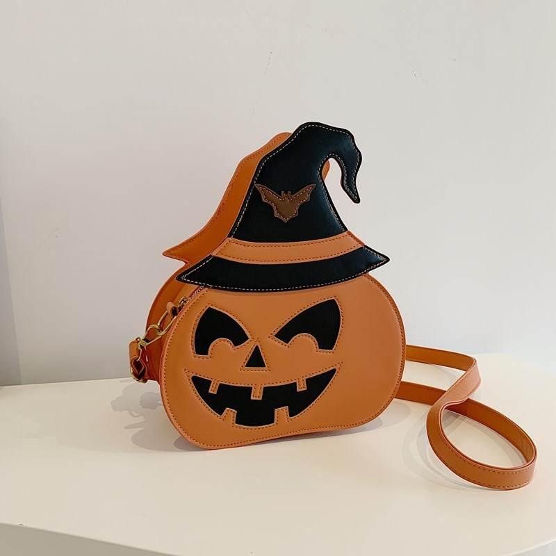 ZA-Zola Halloween Pumpkin Shoulder Messenger Bag - ZA-Zola
