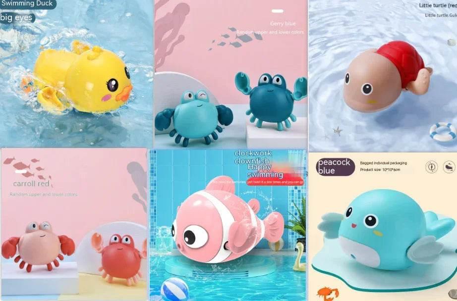 Baby Bath Toys – Cute Ducks, Turtles & Dolphins - ZA-Zola