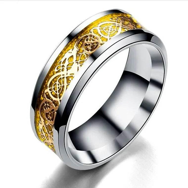 Stainless Steel Dragon Ring for Men & Women - ZA-Zola