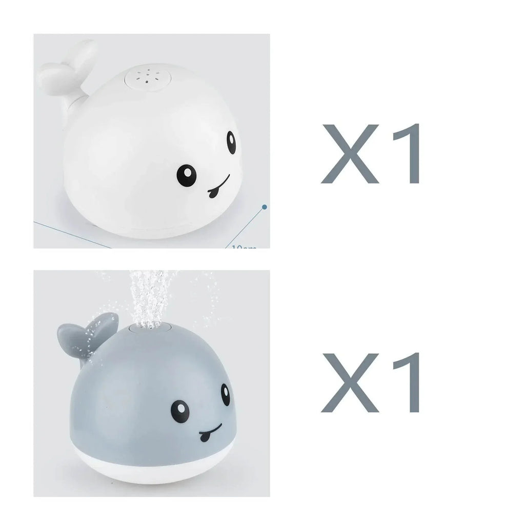 Electric Whale Bath Toy with Light & Water Spray - ZA-Zola
